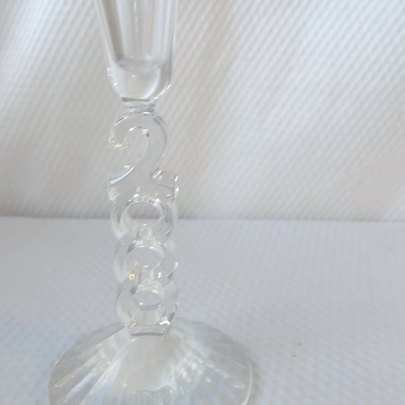 Cristal d’ Arques Millennium “2000” Champagne Flutes. Set of two. - Picture 4 of 5